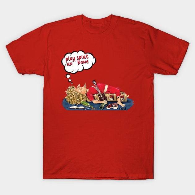 Play Splat An' Bone T-Shirt by And The Podcast Will Rock